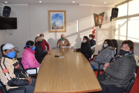 El intendente de Goya Ignacio Osella se reunio con la nueva Comision Vecinal del barrio Matadero.